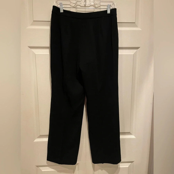 Talbots Black Dress Pants Size 6 Wide Leg - Picture 2 of 4